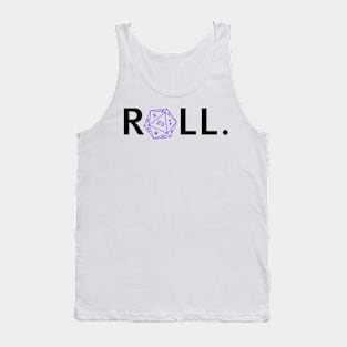 Roll. RPG Shirt black and purple Tank Top